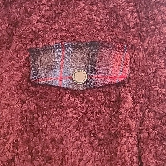 Pendleton Women's Fuzzy Full Zip Sherpa Teddy Coat Jacket - Picture 7 of 12